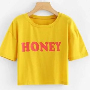 Honey print t shirt